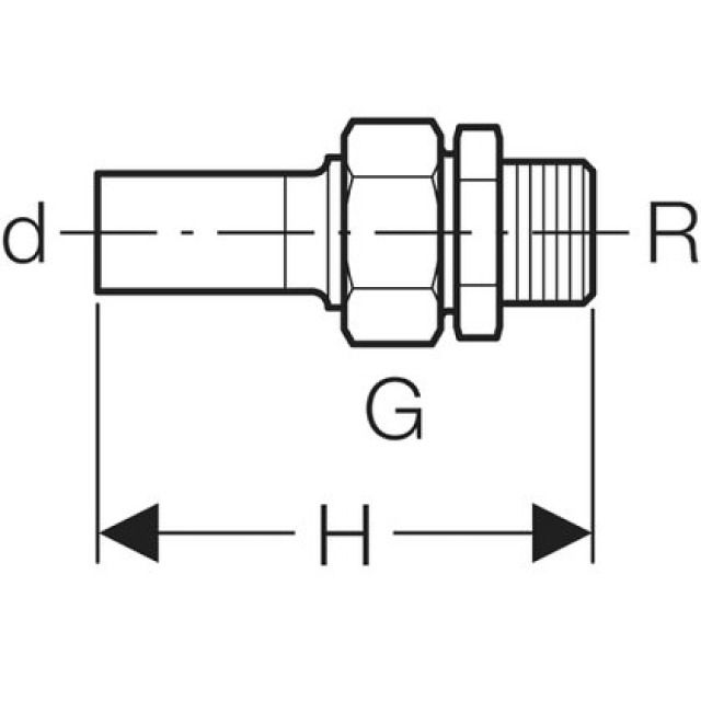 MPF-S bocch.svitabile maschio
codolo da innestare 35402
d 1/2" - 18"