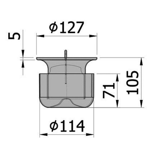 ACO BODENABLAUF
408200 GERUCHSVERSCHLUSS