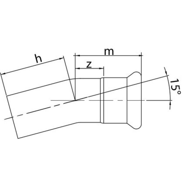 PROFITEC PRESSINOX - FIG. 64
COUDE 15° M/F 88.9 MM
