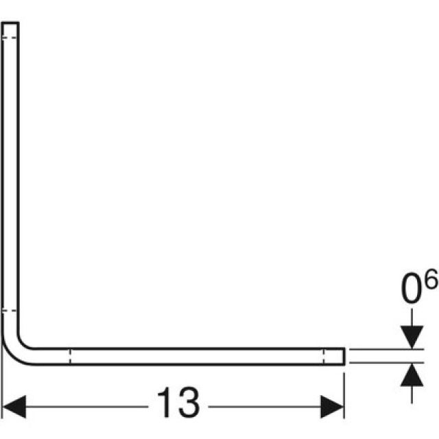 GIS-Montagewinkel lang
13 x 13 cm, 461.185