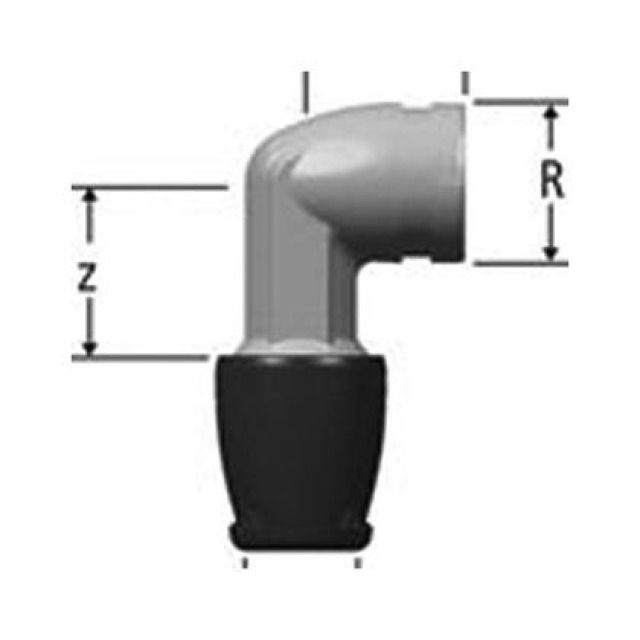 OPTIFLEX-PROFIX EQUERRE,
1/2" X 16 MM  85146.21