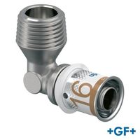 GF Uponor S-Press PLUS Coude 90° avec filetage mâle