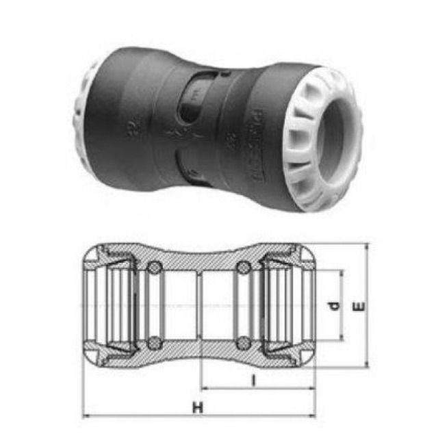 PLASSON-MUFFE
1001               20 /  20 MM