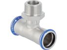 Geberit Mapress Pezzo a T acciaio inox con filetto maschio