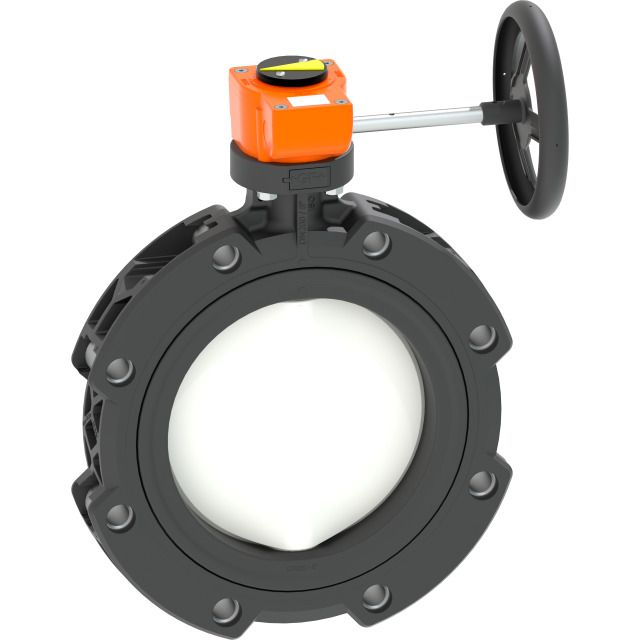 Absperrklappe 565L PVDF/PA-GF
d75DN65