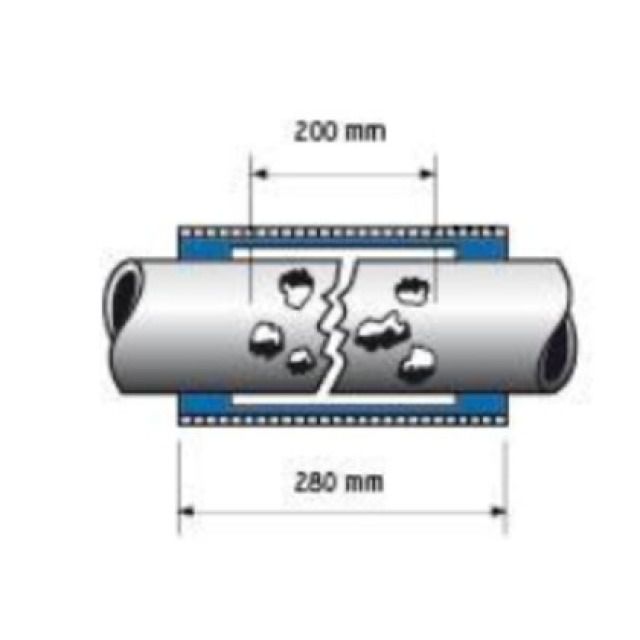 REPAMAX 32 LONG 280MM
DN150  158-174/173-190MM
8810.158