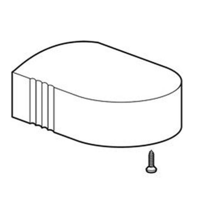 Calotta da tirare con vite
per inversore DOMO
Colori: cromato
