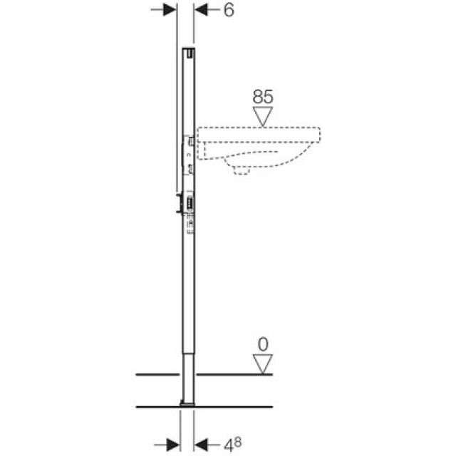 DUOFIX-ELEMENT FUER WASCHTISCH
111.426  M. STANDARMATUR TYP 112