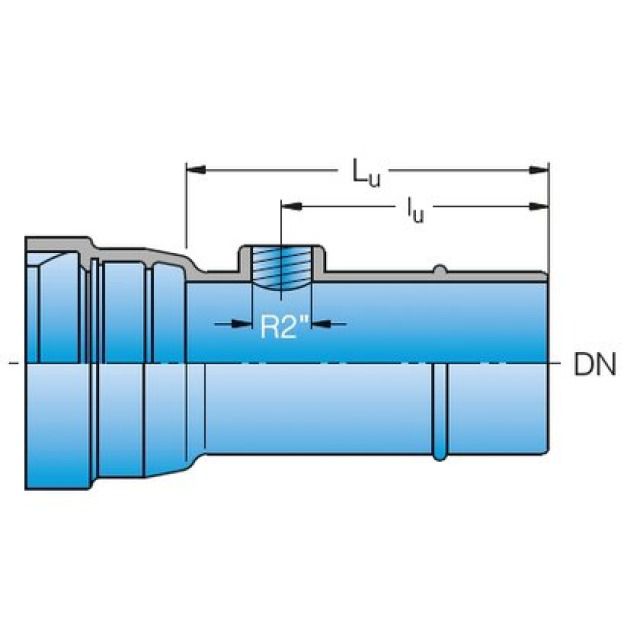 DUKTUS giunto bicchiere BLS
tipo A
2" VRS-T DN 300"
