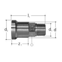 4696, Sanipex, MT, Pièce d'insertion avec filetage extérieur