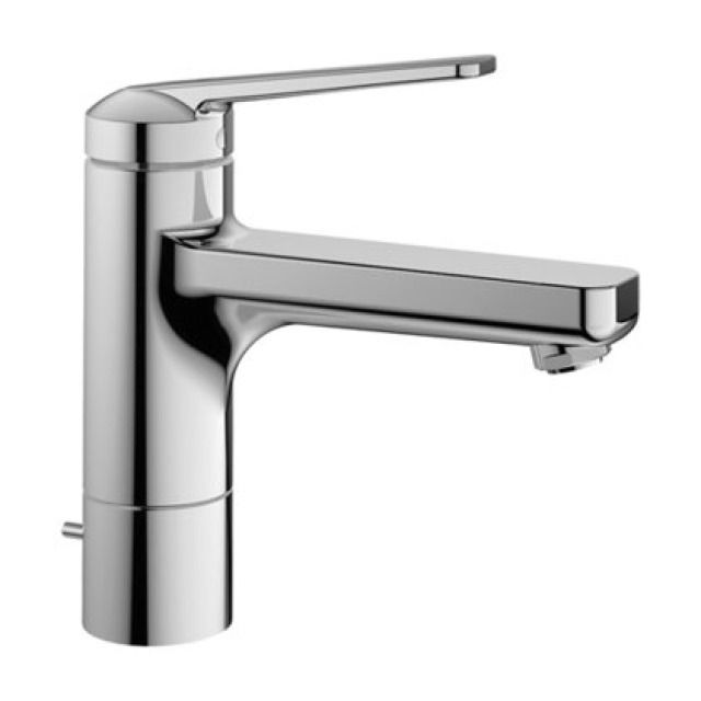 WASCHTISCHMISCHER DOMO 6.0
A 150 MM, AUSLAUF FEST
OHNE ABLAUFVENTIL, FLEXIBLE
ANSCHLUSSSCHLAEUCHE 3/8"