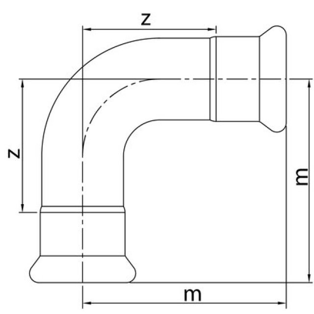 PROFITEC PRESSINOX - FIG. 3
COUDE 90° 18 MM