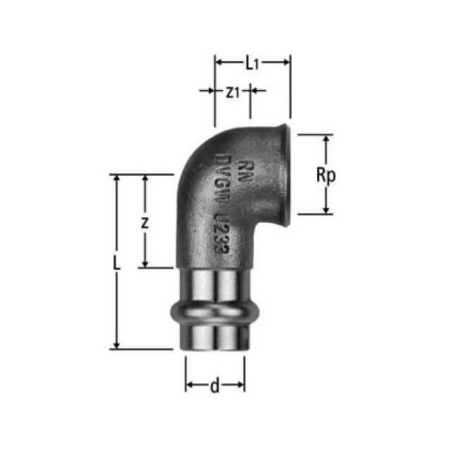 OPTIPRESS-WINKEL MIT IG
81006.33         22 MM -  1"