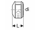 Geberit Cappuccio per collettore con innesto rapido, smontabile