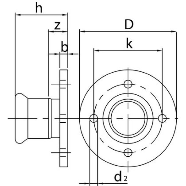 PROFITEC PRESSINOX - FIG. 52
BRIDE DE TRANSIT.PN6,108-DN100