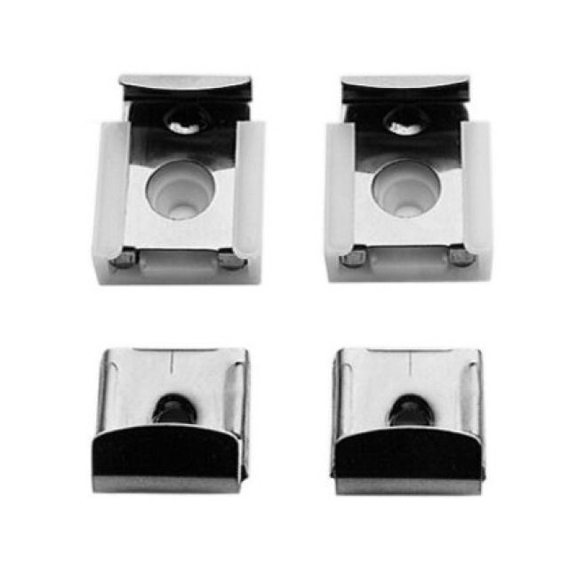 FERMAGLI PER SPECCHI STANDARD
SET DI 4 PEZZI
COLORI: CROMATO