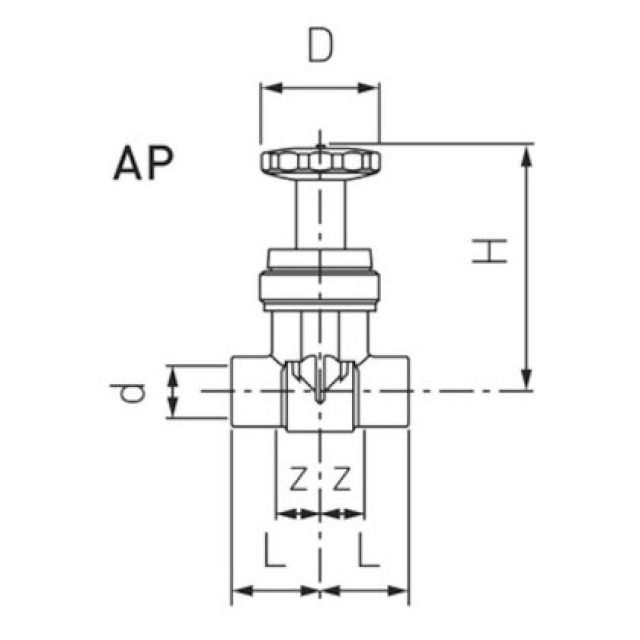 GF INSTAFLEX  VANNE D'ARRÊT PB
5070 D= 50 MM 761070308