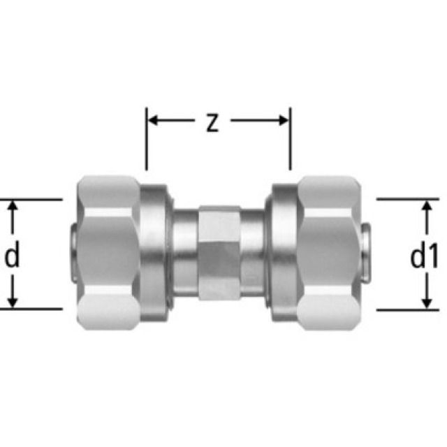 ACCOUPLEMENT DROIT 16 MM  8718