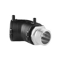 +GF+ ELGEF Plus, Gomito di transizione 45° con filettatura esterna edispositivo di bloccaggio integrato