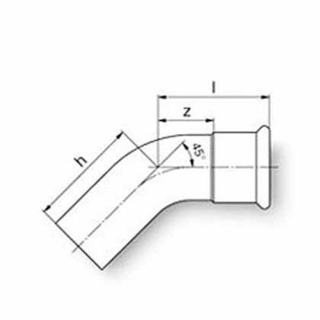 COUDE ACIER-ZINGUE 45° M-F -18 MM
STEELPRESS ART. 381.018.451