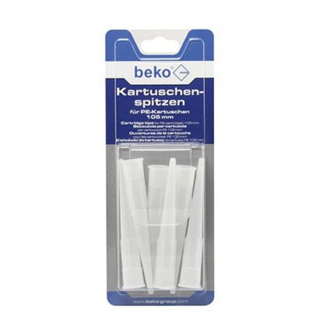 Kartuschenspitzen 105 mm
für PE-Kartuschen, 6er Pack