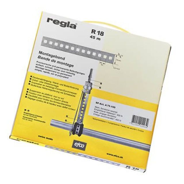 REGLA nastro R 18
A75.100    18 / 0.6 mm A 45 M