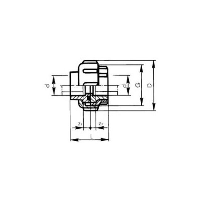 GF bocchettone M/M
5035
d= 32 mm