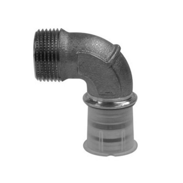 Mepla Curva di raccordo 90°
filetto masch. 601.253 16-3/4'