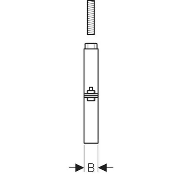 GEBERIT-PLUVIAFIX GLEITSCHELLE
371.862                 250 MM