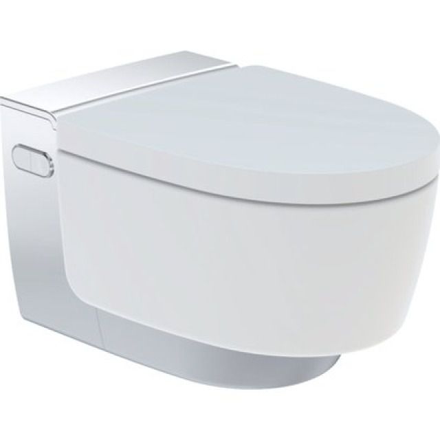 WC doccetta AQUACLEAN MERA
COMFORT UP
vaso sospeso in ceramica
bianco per cassetta ad incasso
senza bordo di risciacquo
doccia ad acqua temperata con - tecnologia per doccette
WhirlSpray, getto lady
comfortlight, asciugatore ad
adria calda, aspirazi...