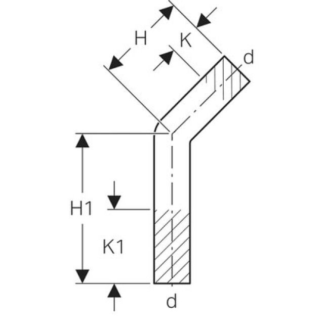 MPF-S SUPERSIZE PASSBOGEN 45°
30051                   108 MM