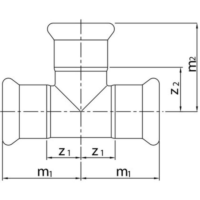 PROFITEC PRESSINOX - FIG. 16
TEE UGUALE 28 MM
