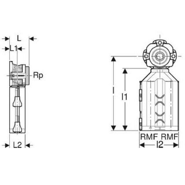 FLOWFIT BOÎTE RACC. DOUBLE 90°
650.689   1/2"  1/2"
POUR MASTERFIX