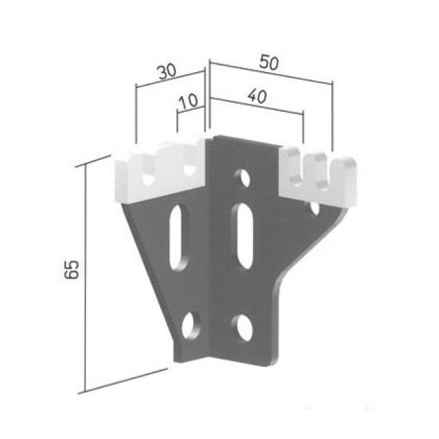 KONSOLEN-WINKELKS M. 4 FIX. WA
117/R        WA 10/30/40/50 MM