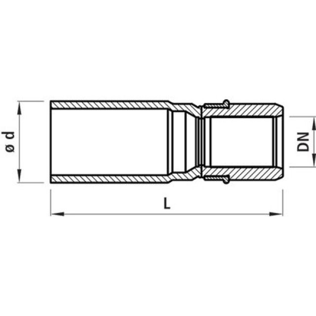HAWLE PE-ANSCHWEISSENDE S5 BLS
4522   DN150    160MM