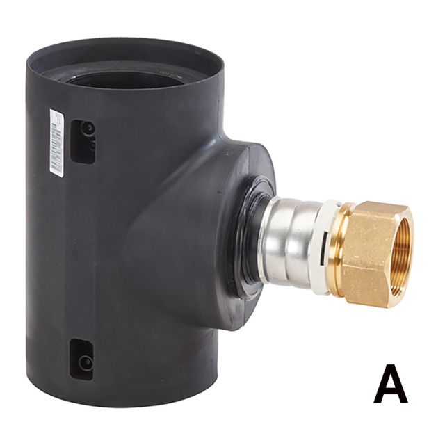 ÜG T 90° IG isol PE100 PN16
d75-Rp2"