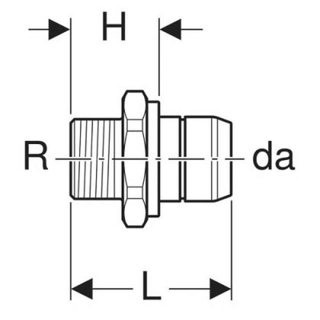 PUSHFIT VERTEILER STECKN. M.AG
653.431             G 1"