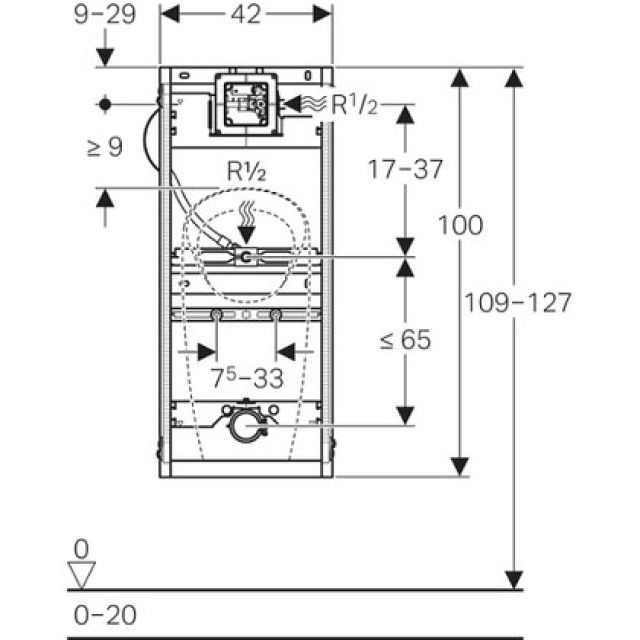 GIS URINAL-ELEMENT TYP 112/130
461.607 PREDA / SELVA
FÜR UP URINALSTEUERUNG
SPRÜHKOPF