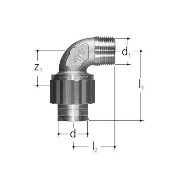 SANIPEX BOGEN M. AUSSENGEW.
5522.919          3/4" - 25 MM