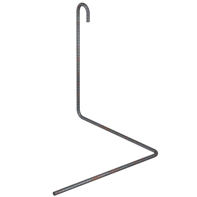 Aufstelleisen 3D 10 mm
mit Endhaken 30 x 30 x 100 cm