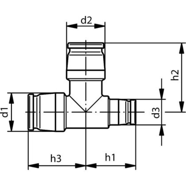 TE REDUIT  25/32-16/20-25/32
IFIT 4600 ART. N° 762.101.185