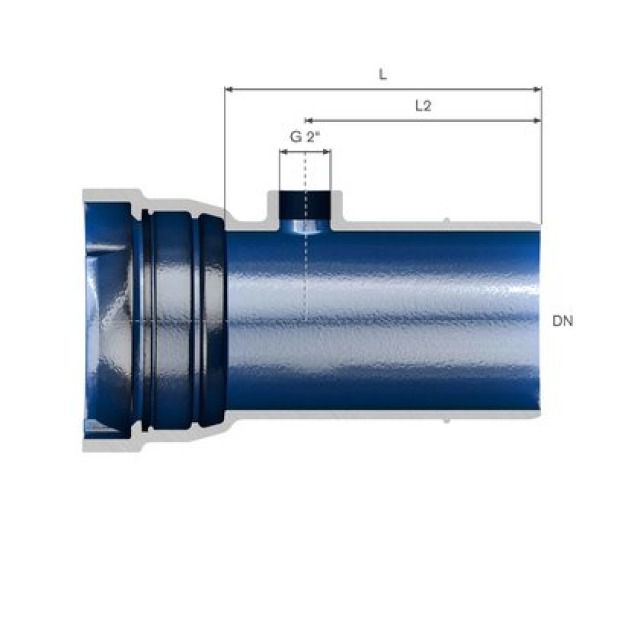 TRM ANSCHLUSSSTÜCK A VRS-T
DN125   2" INNENGEWINDE