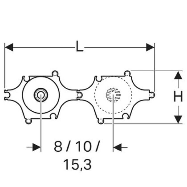 Set raccordo diritto, premont.
602.295 p. MeplaFix 1/2"X1/2"
