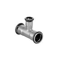 Geberit Mapress Super Size Pezzo a T acciaio inox ridotto