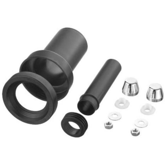 MANSCHETTENGARNITUR HAAS
2 DECKKAPPEN VERCHROMT
Ø 90 MM, Länge 18 CM, PE-HD