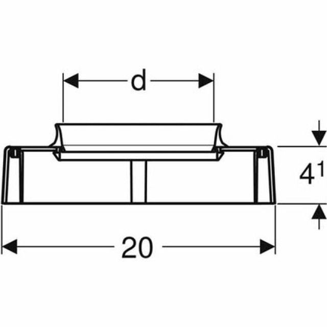 Protection de coffrage Geberit
110 mm    310.915.00.2