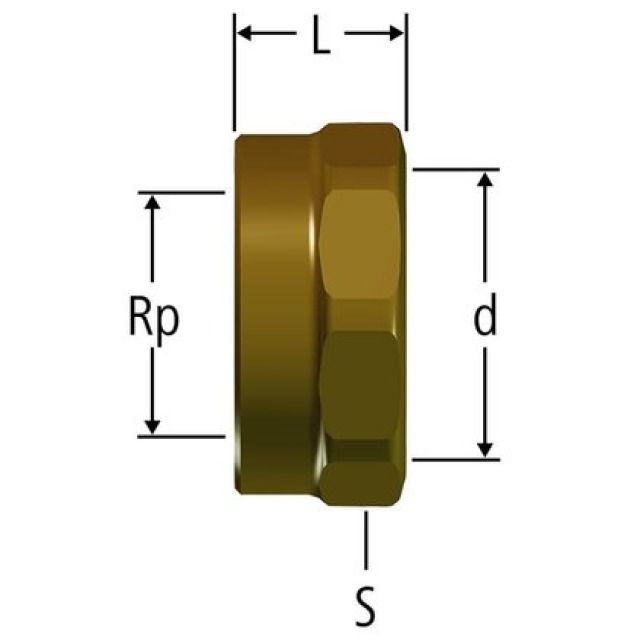 Collegamento di sicurezza RN
per stacco distributore
86121.21, in bronzo CC246E