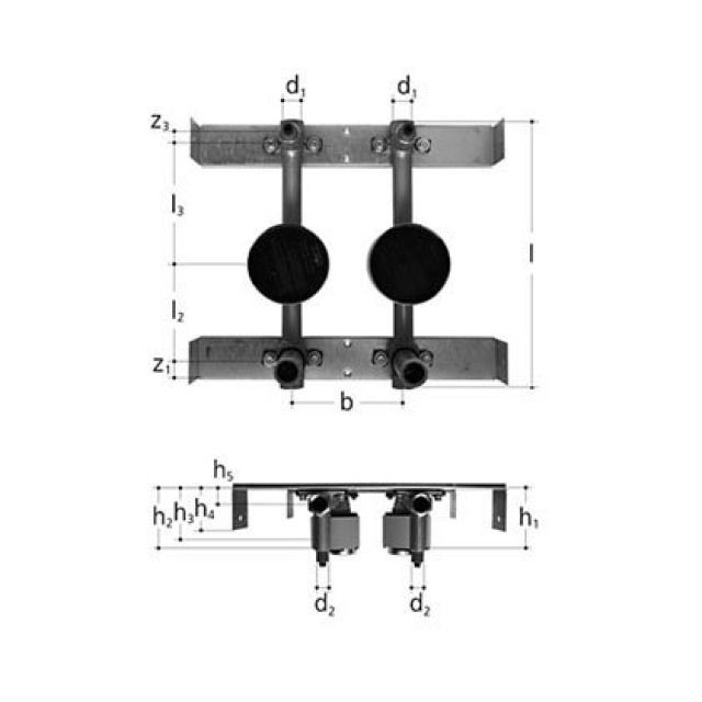 SAN KOMPAKTEINH. F. DUOFIX-WT
5459.075 M. ZWEI ZAEHLER  3/4"