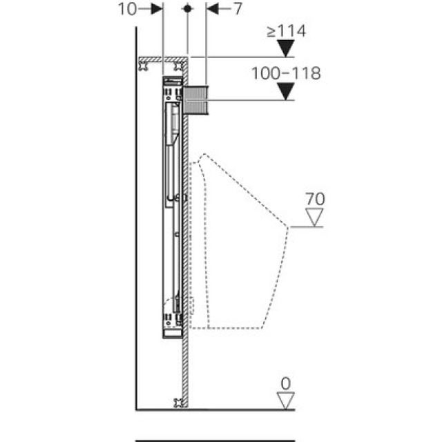 GIS URINAL-ELEMENT TYP 112/130
461.607 PREDA / SELVA
FÜR UP URINALSTEUERUNG
SPRÜHKOPF