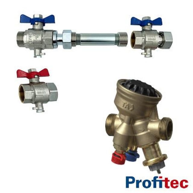 BAUGRUPPE FBH SWISS FINISH
COMPACT-P HORIZONTAL 3/4" DN15